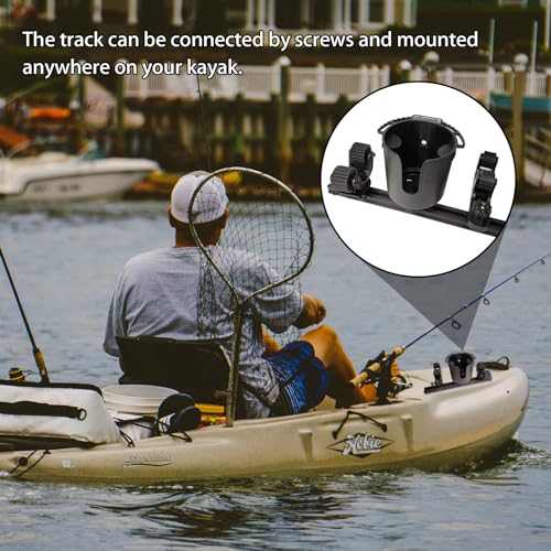 4" Light/Medium Duty Polymer Kayak Mount Track - 2 Pack