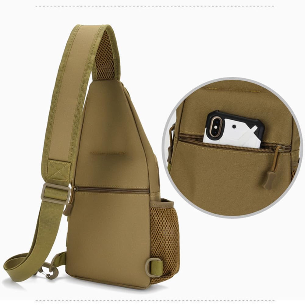 Sling Bag Crossbody Backpack for Men, Tactical Chest Shoulder Bags Daypack