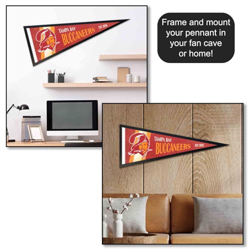 Tampa Bay Buccaneers Vintage Pennant Flag - 12x30 in