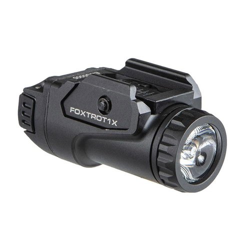 Sig Sauer Foxtrot1X 450 Lumens Compact Durable Tactical Rail-Mounted Handgun Flashlight with Ambidextrous Push-Button Side Switches, Black