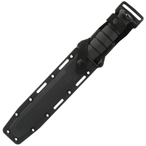 KA-BAR KB1245 Tanto Black W/Leather Sheath