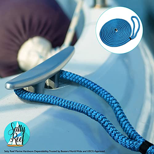 15' Double Braid Nylon Dock Line - 3/8" Diameter
