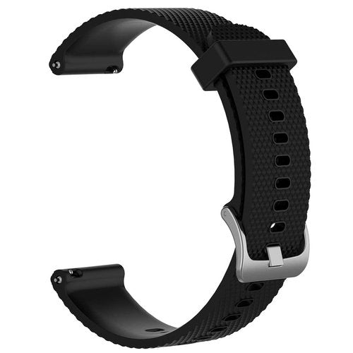 Disscool Replacement Bands for Timex Weekender and Timex Expedition, Soft Silicone Strap, Black, 20mm