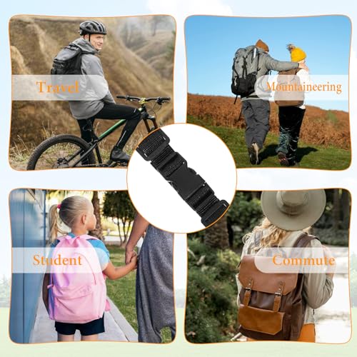 Adjustable Backpack Chest Strap Replacement - 2 Pack
