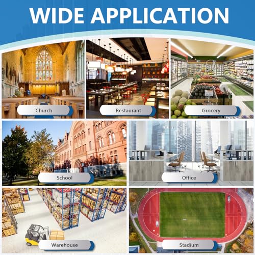 Wall Mount Retractable Belt Barrier 2 Pack, TrreZon Fixed Retractable Belt Barrier with Steel Case 16' Yellow Belt with "Caution: DO NOT Enter" for Grocery, Retail Store, Office, Stadium, School