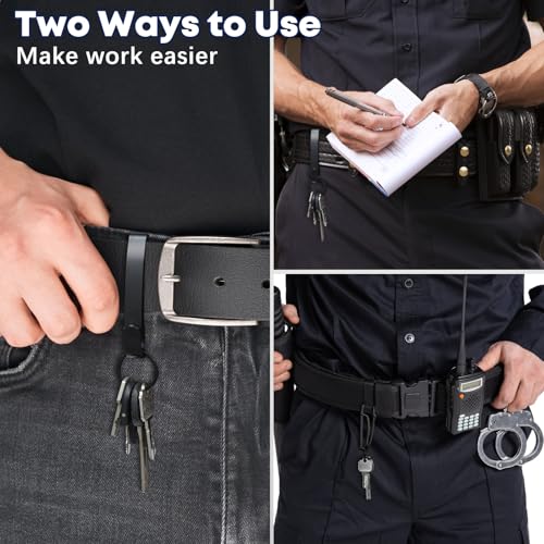 Premium Duty Belt Key Holder Clip - 2PCS Quick Release Key Keeper