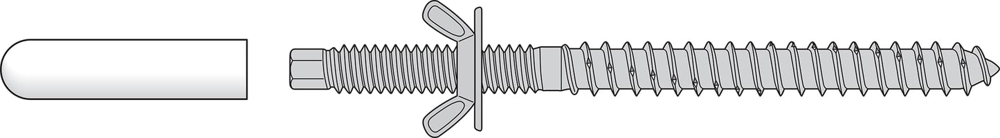 Simpson Strong-Tie SPS25344-KT - 1/4 x 3-7/16 Stainless Storm-Panel Screw Kit 25ct