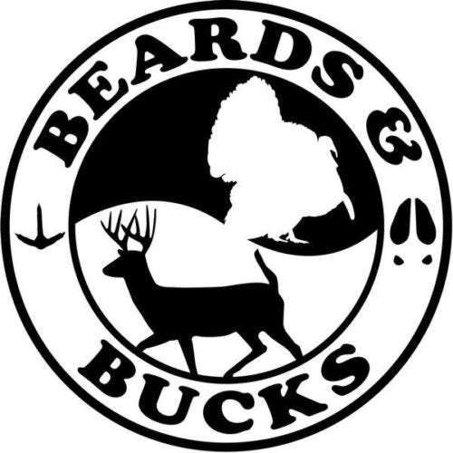 Die Cut Vinyl Decal - Beards Bucks Turkey Deer Hunting