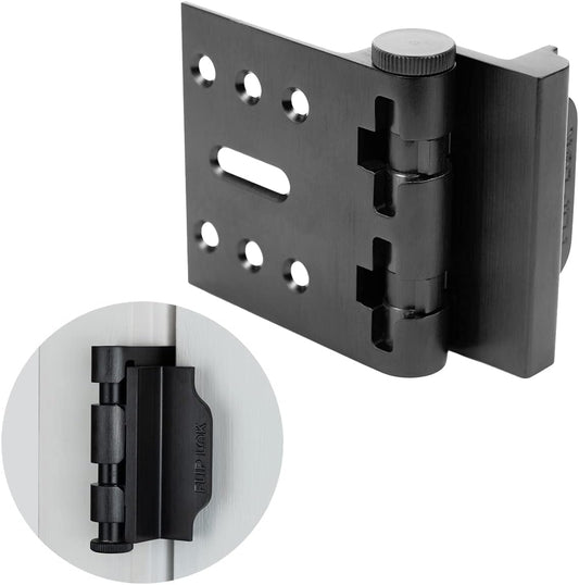 High Security FlipLok Keyless Door Lock - 10X Stronger Than Deadbolt, Black