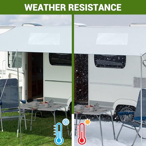 RV Awning Repair Tape - Waterproof Tear Patch, 3in x 30ft