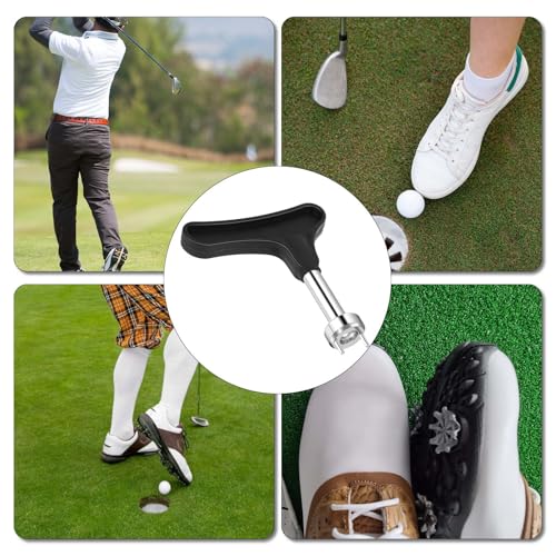 Universal Golf Shoe Spike Wrench - Ergonomic Cleat Removal Tool