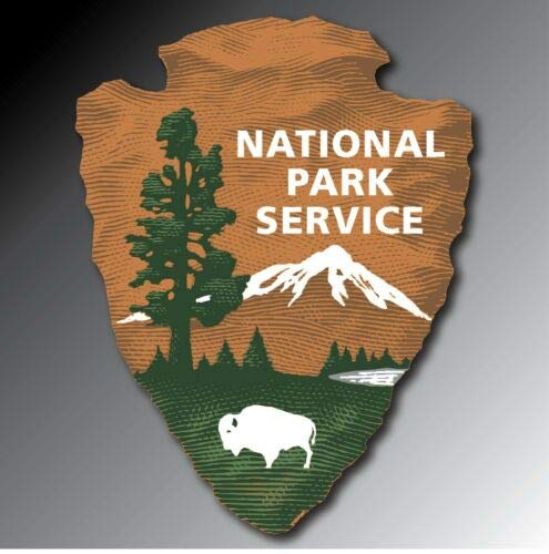 National Park Service Arrowhead Vinyl Sticker - Weatherproof Decal