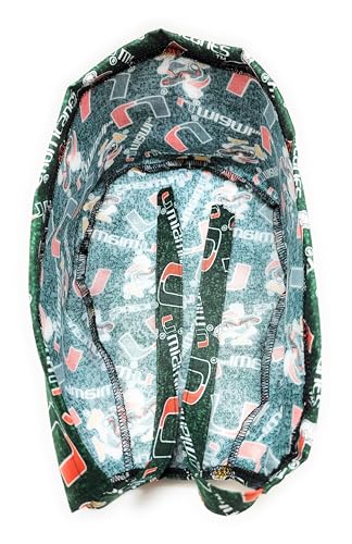 Cotton Scrub Hat - Miami Sports Theme Tie Back Cap