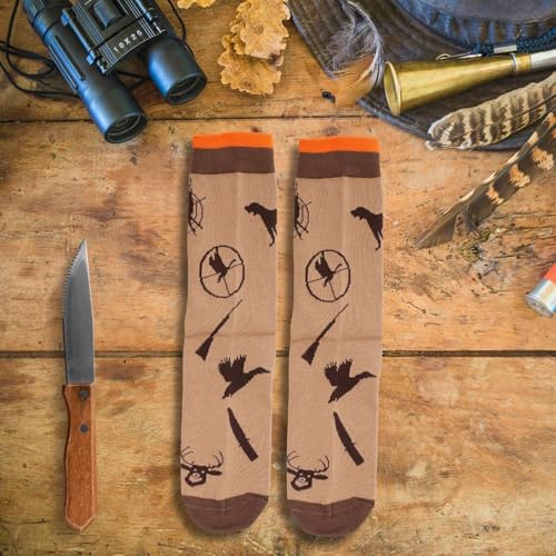 Novelty Hunting Socks - Funny Outdoor Activity Gift for Men and Women