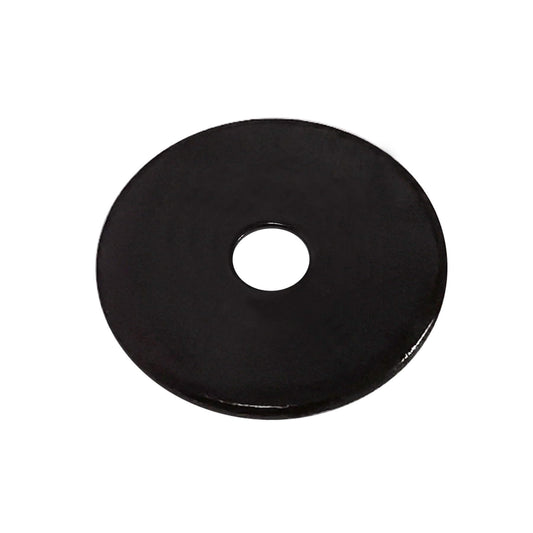 Wulankd 100 Pack 1/4" ID x 1" OD Fender Washer, Black Oxide, 18-8(304) Stainless Steel, Washers for 1/4" Screws & Bolts