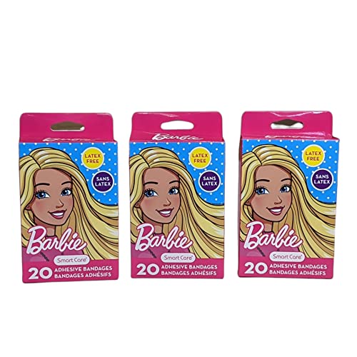 Barbie Themed Kids Adhesive Bandages - 60 Count Value Pack
