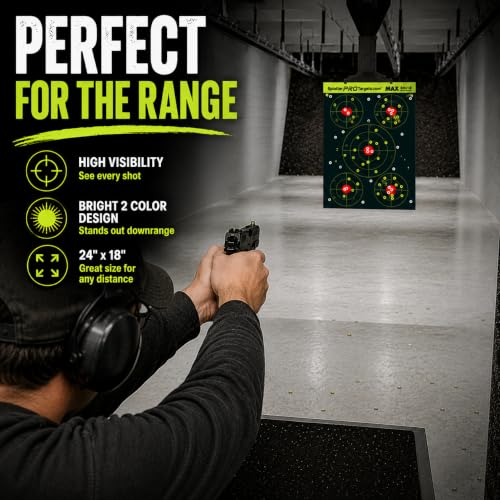 18x24 Extra Large Reactive Splatter Targets - 50 Pack