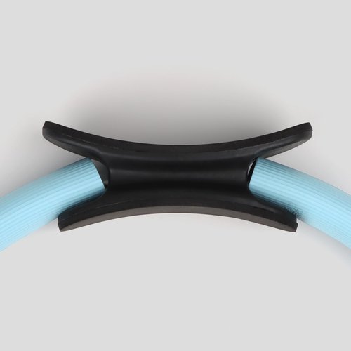Phoenix Fitness Pilates Ring - Double Handle Exercise Circle Fitness Magic Circle Resistance Ring Dual Grip for Yoga Core Training - 15 Inch - Blue
