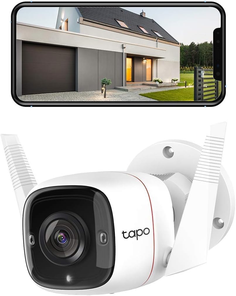 TP-Link Tapo 2K QHD Outdoor Security Camera with Color Night Vision & AI Detection