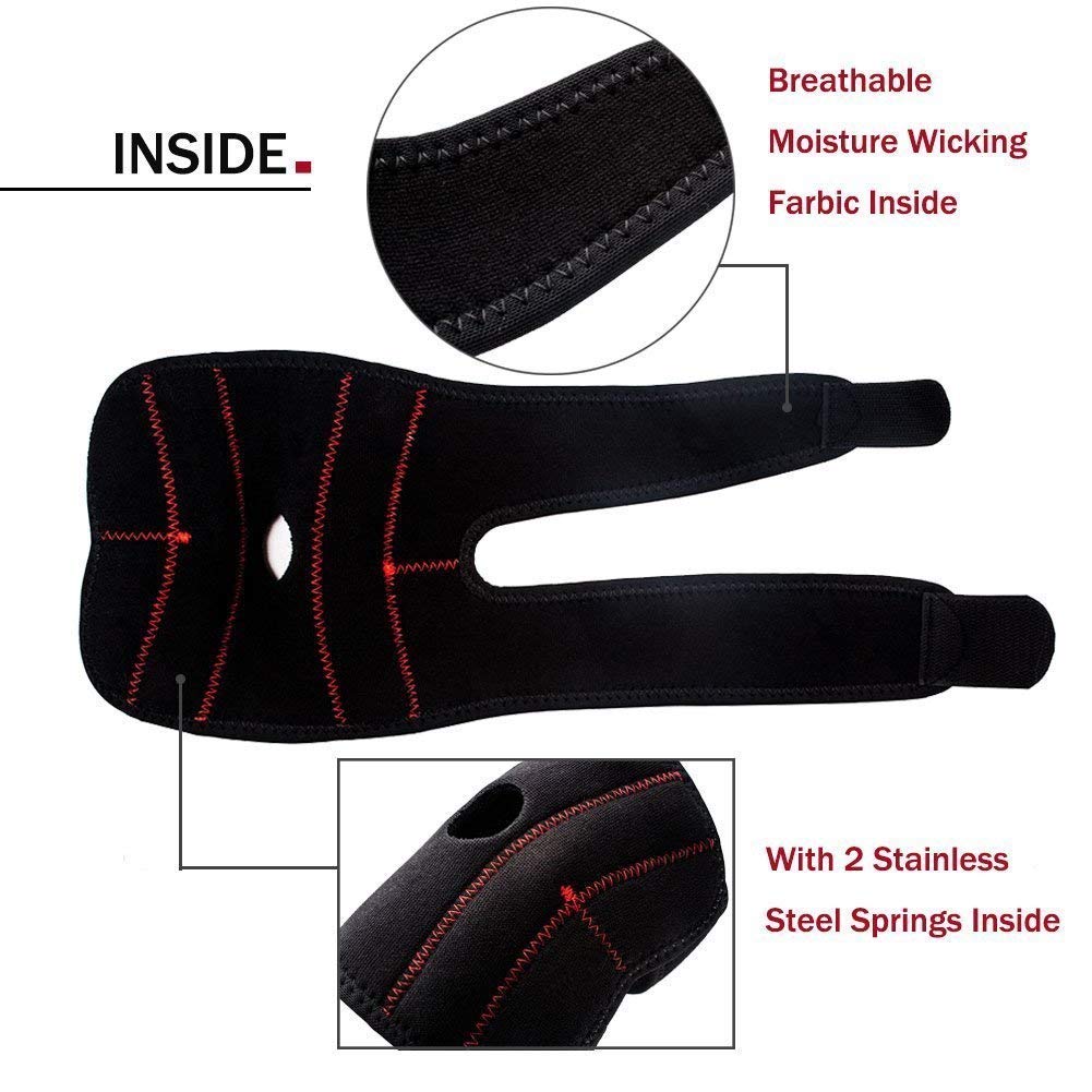 Senston Elbow Brace Adjustable Breathable Neoprene Elbow Support Arm Wrap Strap 1 Pack