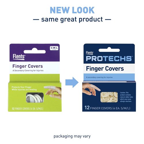 Flents First Aid Finger Cots, 108 Count, Protects Finger While Healing From Injury (3 Packs of 36), Tan (F414-436-3)
