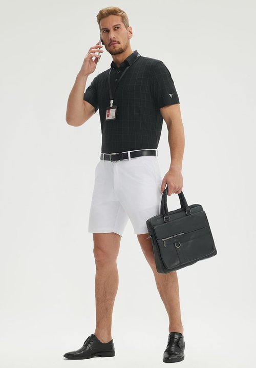 M MAELREG Men's Golf Shirts - Lightweight Short Sleeve Polo with Moisture Wicking & UPF 30+ Protection