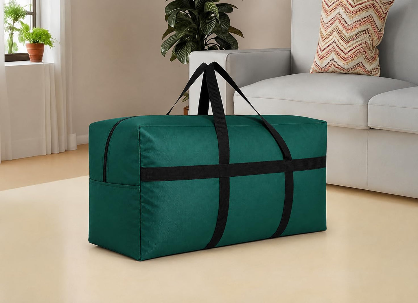 DoYiKe Extra Large Storage Duffle Bag, Duffel Bag for Travel Green 130L