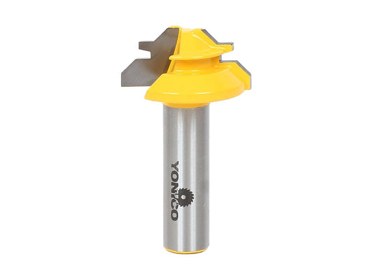 YONICO 45° Lock Miter Router Bit Set – 3 Bits, 1/2-Inch Shank for Precision Joinery