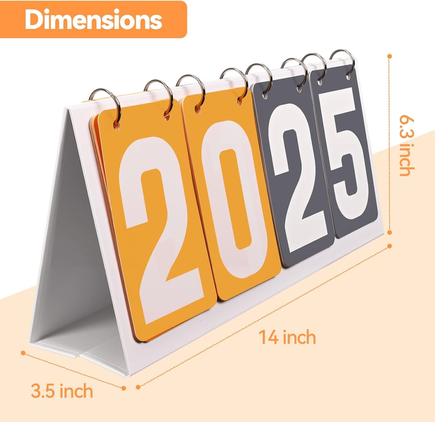 Scoreboard Flip Tabletop Score Counter - Portable, Waterproof & Durable for All Sports | Multi-Use