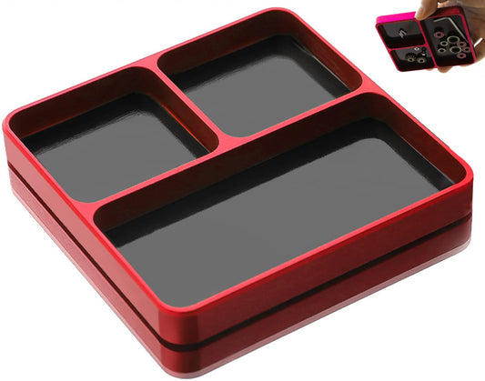 Magnetic Electronic Repair Screws and Parts Organizer Parts Tray Small Parts and Screws Holder for Organization Magnet Tool Tray Parts Holder for Screws, Sockets, Bolts, Pins, RC Car Boat Plane Phones