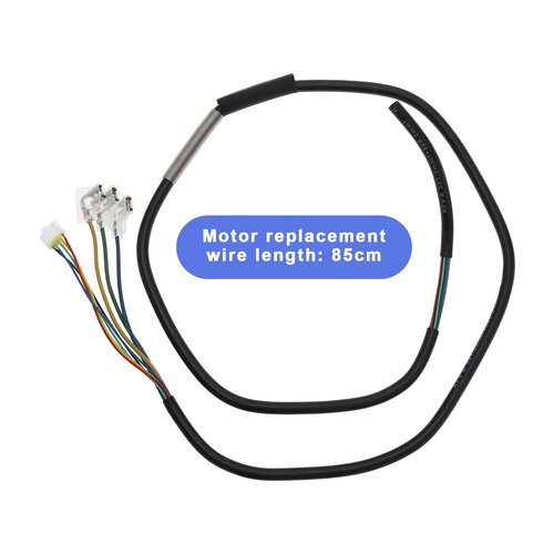 eMagTech Scooter Front Wheel Motor Cable Replacement Compatible with Xiaomi M365/Pro Rubber Scooter Motor Wire Engine Motor Wire 85cm