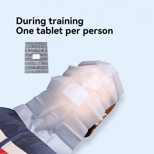 200 Pack CPR Training Face Shields, Individually Wrapped, Latex-Free Disposable Barriers for CPR Manikin Practice, Classroom Instruction and First Aid Training