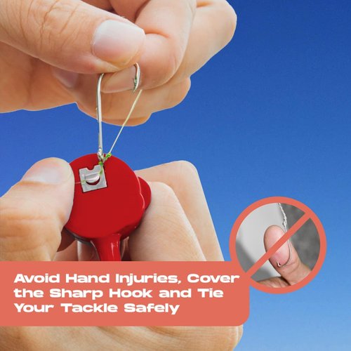 HOOK-EZE Fly Fishing Knot Tying Tool - Quick & Easy Fishing Line Connector | Essential Fishing Gear