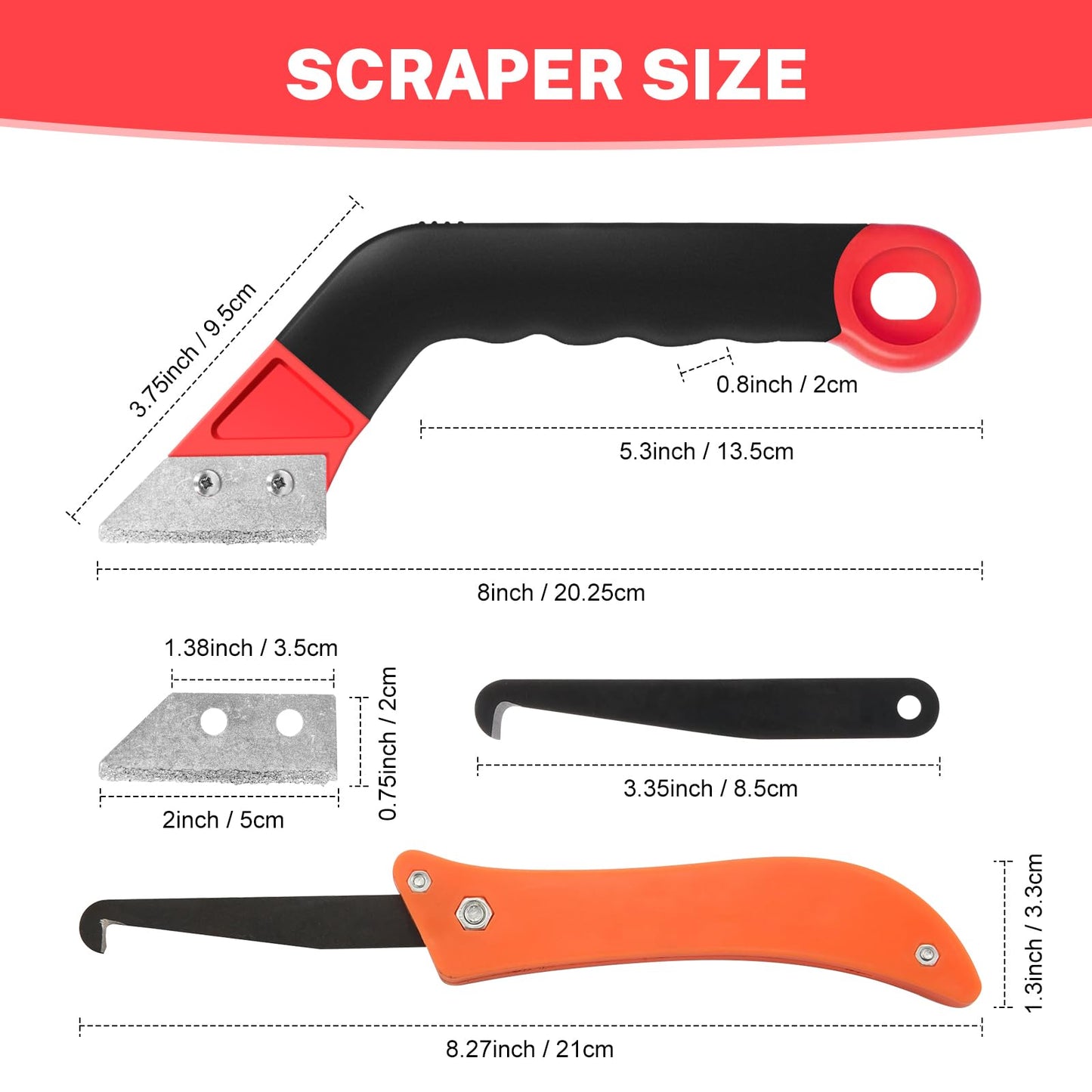 11 Pack Grout Removal Tool Kit, 2 Tile Grout Saws with 6 Extra Blades + Bonus Hand Grout Saw & 2 Grout Cleaning Blades, Ideal for Tile Gap Cleaning and Repair