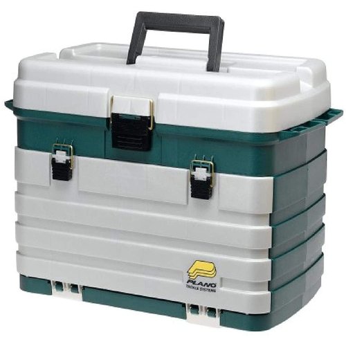Plano 4-Drawer Tackle Box Green Metallic/Silver ,One Size