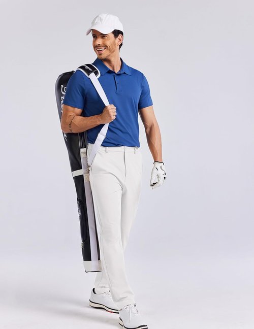 COOFANDY Men's Golf Pants - Lightweight Quick-Dry Trousers with 4 Pockets | Available in 30", 32", 34" Sizes