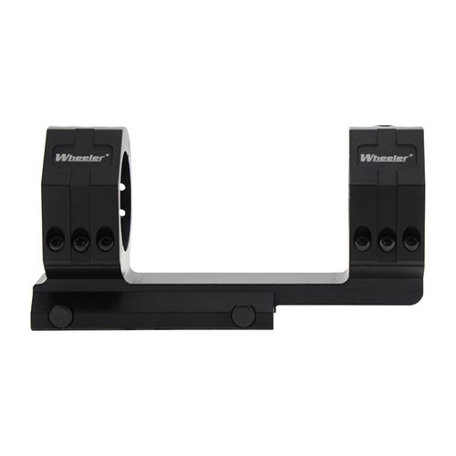 Wheeler 1 Piece Pic Rail Cantilever Scope Mounts with Integrated Anti-Cant Indicator for Leveling, Shooting and Gunsmithing