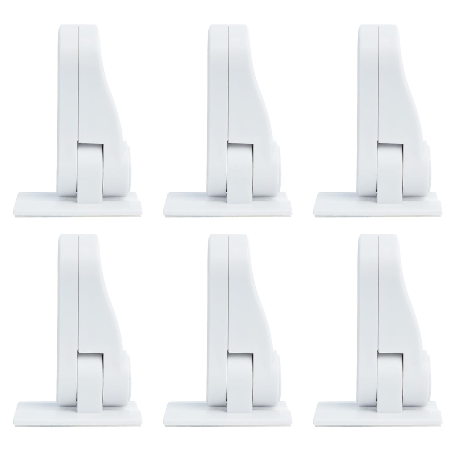 Child Proof Door Lever Lock(6 Pack) - Baby Proofing Door Handle Lock, 3M Adhesive & No DrillingNeed, Minimalist Design, Child Safety Door Handle Locks