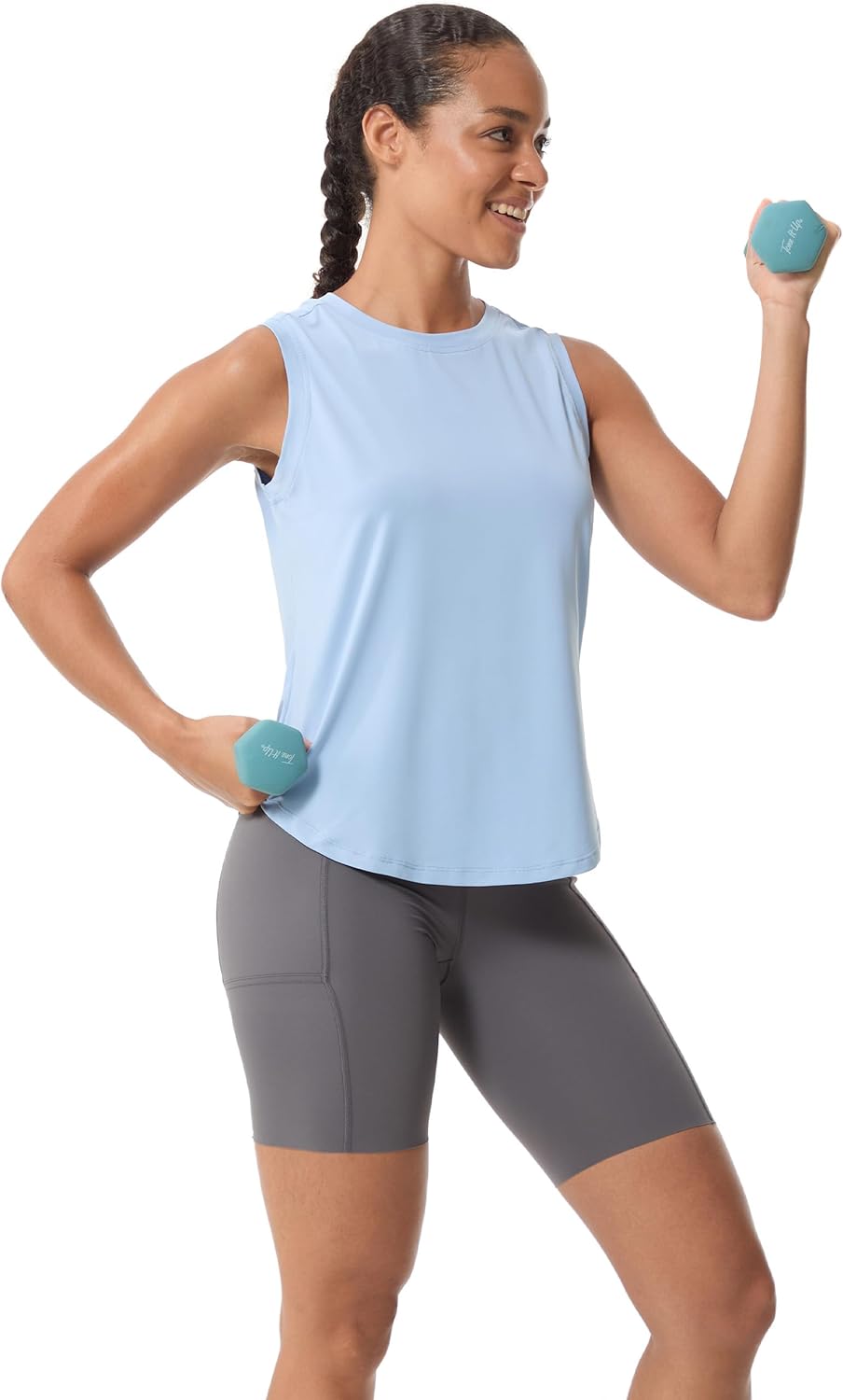 Skiennix Women's Sleeveless Workout Tops - Lightweight Athletic Tank for Yoga & Gym | Loose Fit