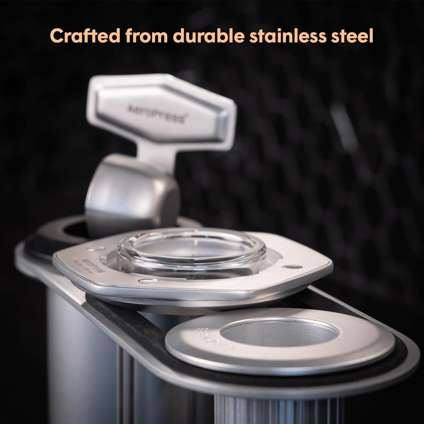 AeroPress Organizer Stand - Durable Coffee Bar Station & Compact Storage Solution for Manual Coffee Makers