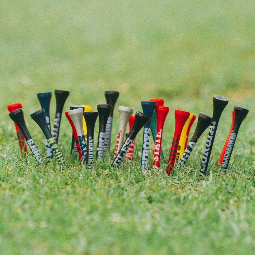 Team Golf NHL Buffalo Sabres Jar Of 175 Golf Tees 2-3/4" Golf Tees, 175 Pack, Regulation Size, Multi Team Colors