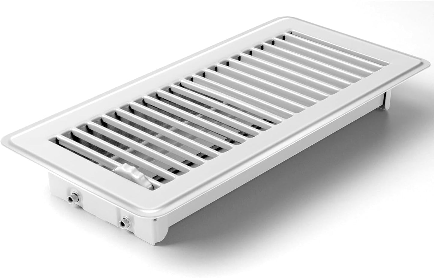 Heavy Duty 4x10 Inch Metal Floor Vents - 6 Pack Rust Proof Air Vent Covers for Home