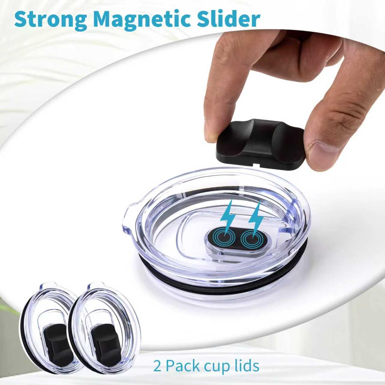 22 oz Press-in replacement lid - Compatible with swig Coffee Mug 12,18,22 oz Tumbler lid. Pack of 2.