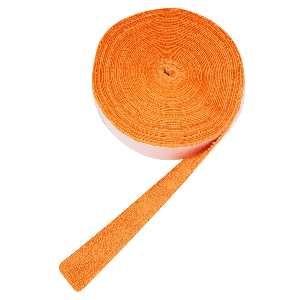 Redxiao γππ₯πππ€ π
π«π’πππγ White/Orange/Black 10M Racket Grip Tape, Anti-Skid Badminton Racquet Towel Grip, 32.81ft x 1.18inch for Badminton Rackets Tennis Rackets Outdoor Sport Tool(Orange)
