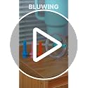 Bluwing Black Press-In Tumbler Lid for Hydro Flask 32oz & 40oz Travel Tumblers