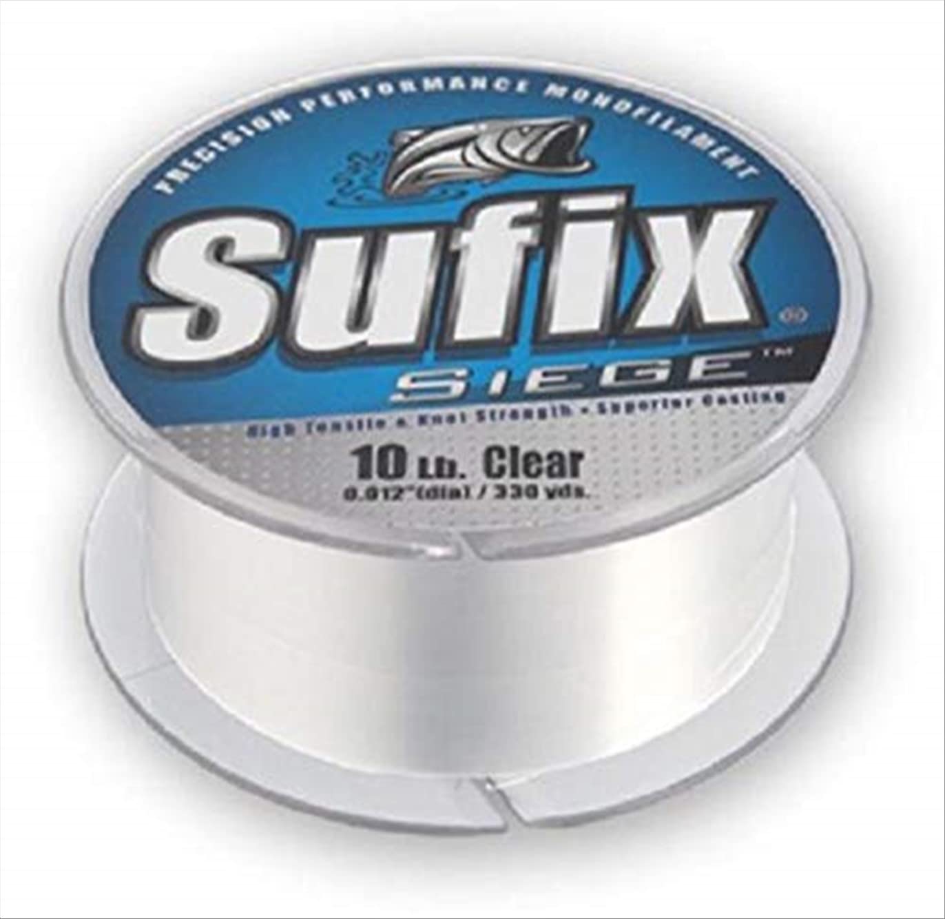 Sufix Siege 25 lb (Clear, Size- 250 YD Spool)