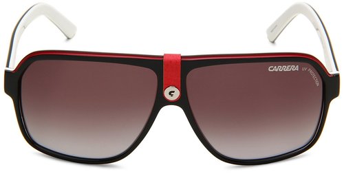 Carrera unisex adult Carrera 33/S Sunglasses, Black Crystal White/Gray Gradient, 62mm 11mm US