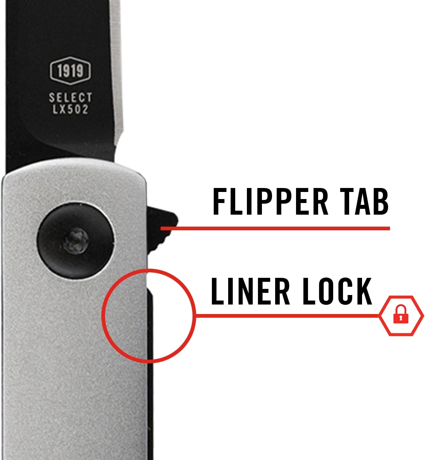 EDC Folding Pocketknife with Tanto Blade | Coast Founder's Collection Gentleman's Knife