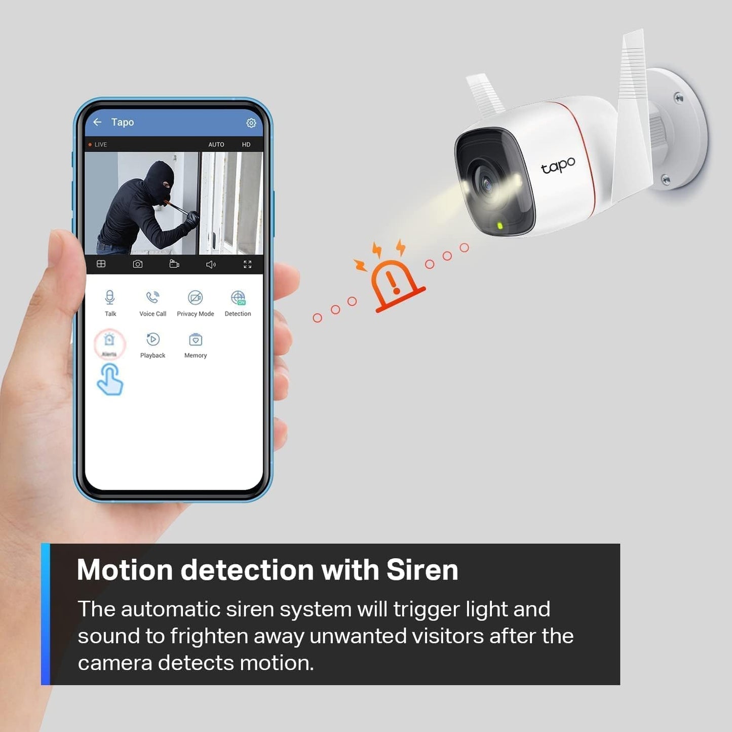 TP-Link Tapo 2K QHD Outdoor Security Camera with Color Night Vision & AI Detection