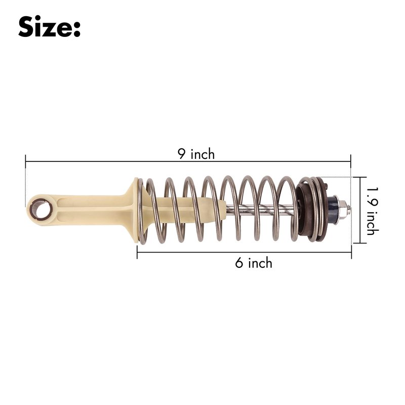 10L0L Golf Cart Accelerator Return Spring Rod Retainer Assembly Fits Club Car DS 1996-up, Replaces OEM# 101817401 101796201 1017378